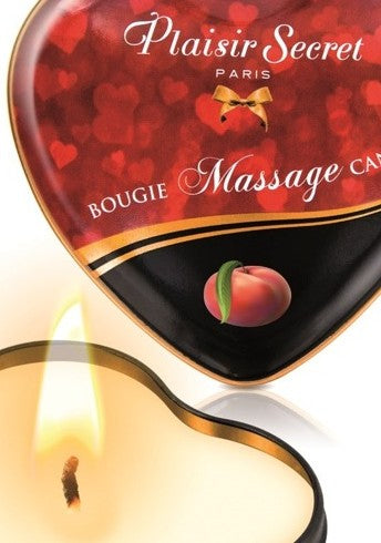 BOUGIE DE MASSAGE 35ML PÊCHE — gros plan