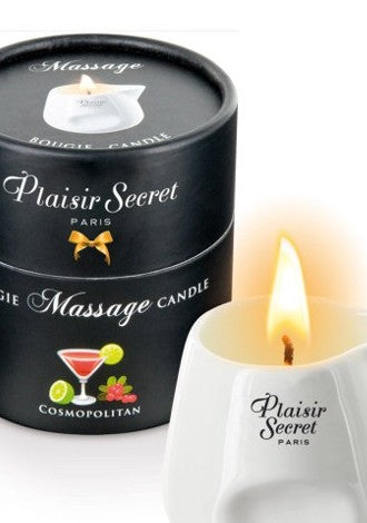 BOUGIE DE MASSAGE COSMOPOLITE 80ML — gros plan