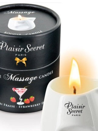 BOUGIE DE MASSAGE DAIQUIRI FRAISE 80ML — gros plan