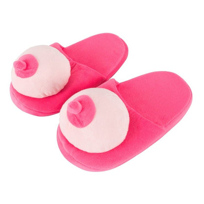 Chaussons en peluche seins — packshot