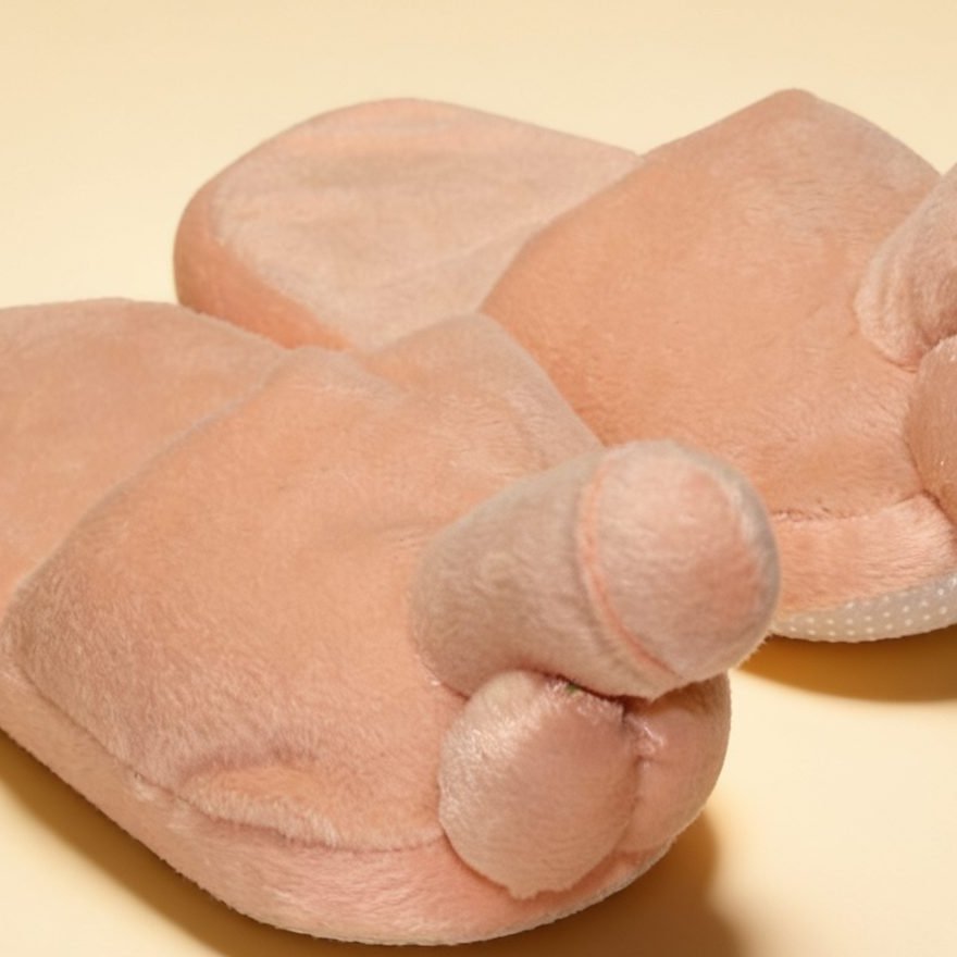 Chaussons Pénis — gros plan