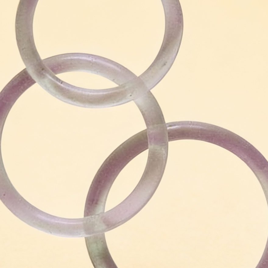 COCK & BALL RINGS SILICONE X3 — gros plan