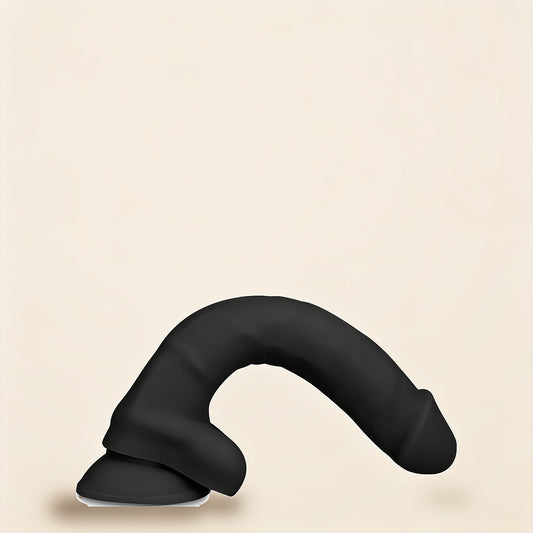 Cock Miller articulable en silicone 19,5 cm — noir — photo éditoriale