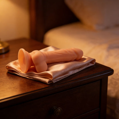 Gode Cock Miller sur une étoffe drapée, lumière chaude