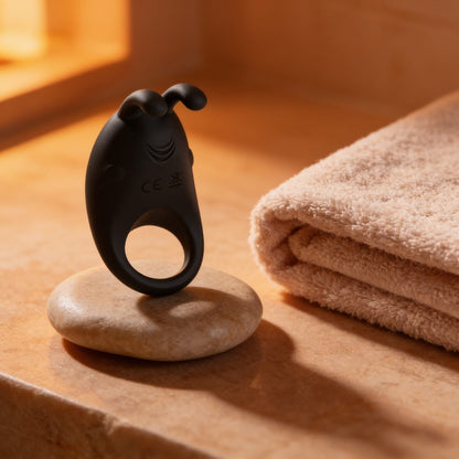 Cockring vibrant Pretty Love Rabbit Vibrator — mise en situation