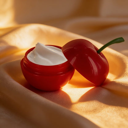 Crème tétons cerise Crazy Love Cherry Exsens - COMESTIBLE — mise en situation