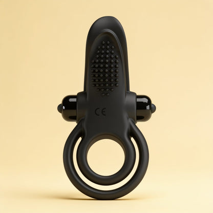 Double cockring vibrant à picots — packshot