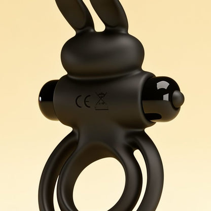 Double cockring vibrant rabbit OSMOND — gros plan