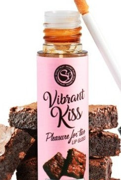 Gloss vibrant brownie Lip Gloss Secret Play — gros plan