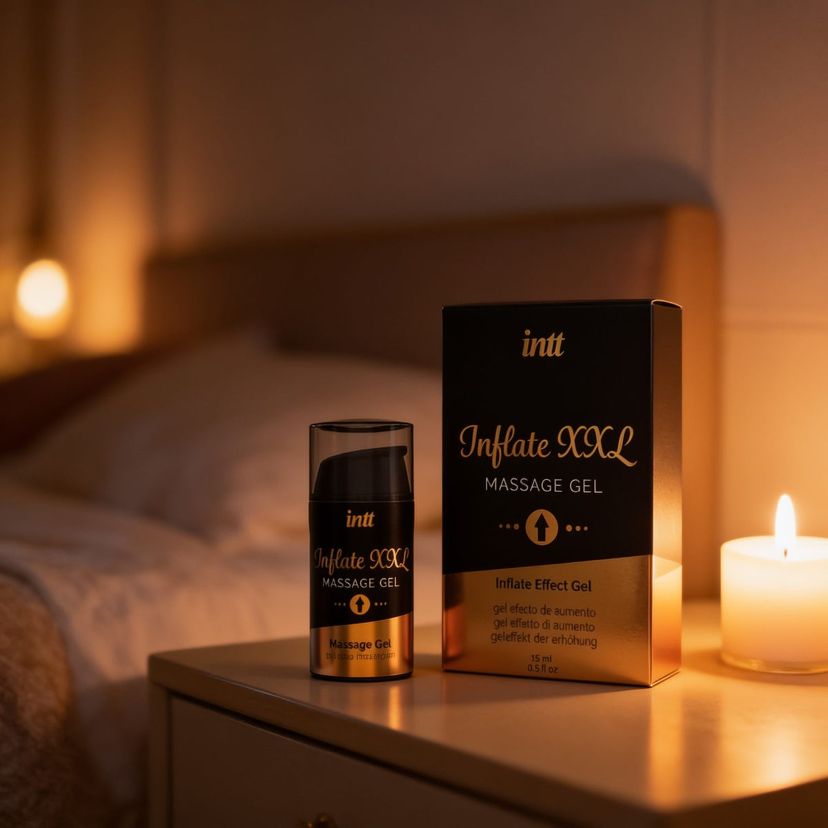 INTT INFLATE XXL AMÉLIORATEUR DE PÉNIS 15 ML — mise en situation