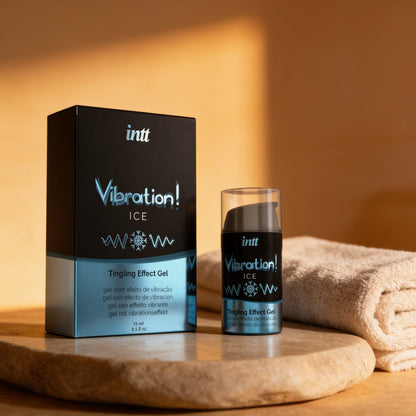 INTT - PUISSANT GEL VIBRANT INTIME STIMULANT FR O EFFET 15ML — mise en situation