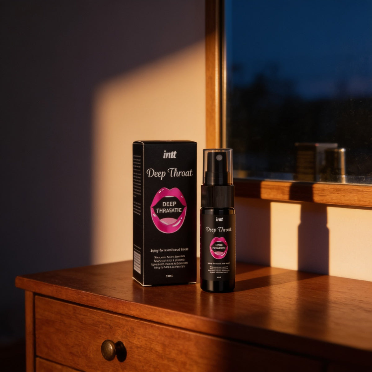 Spray oral menthe fraîche INTT — mise en situation