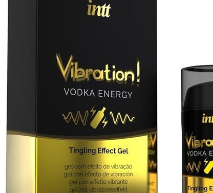 INTT VODKA VIBRATEUR LIQUIDE 15 ML — gros plan