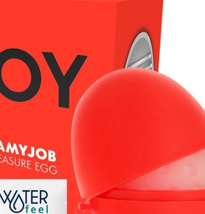 MASTURBATOR VERSION ROUGE DISCRETT EGG — gros plan