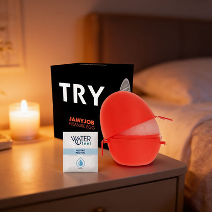 MASTURBATOR VERSION NOIRE DISCRETT EGG — mise en situation