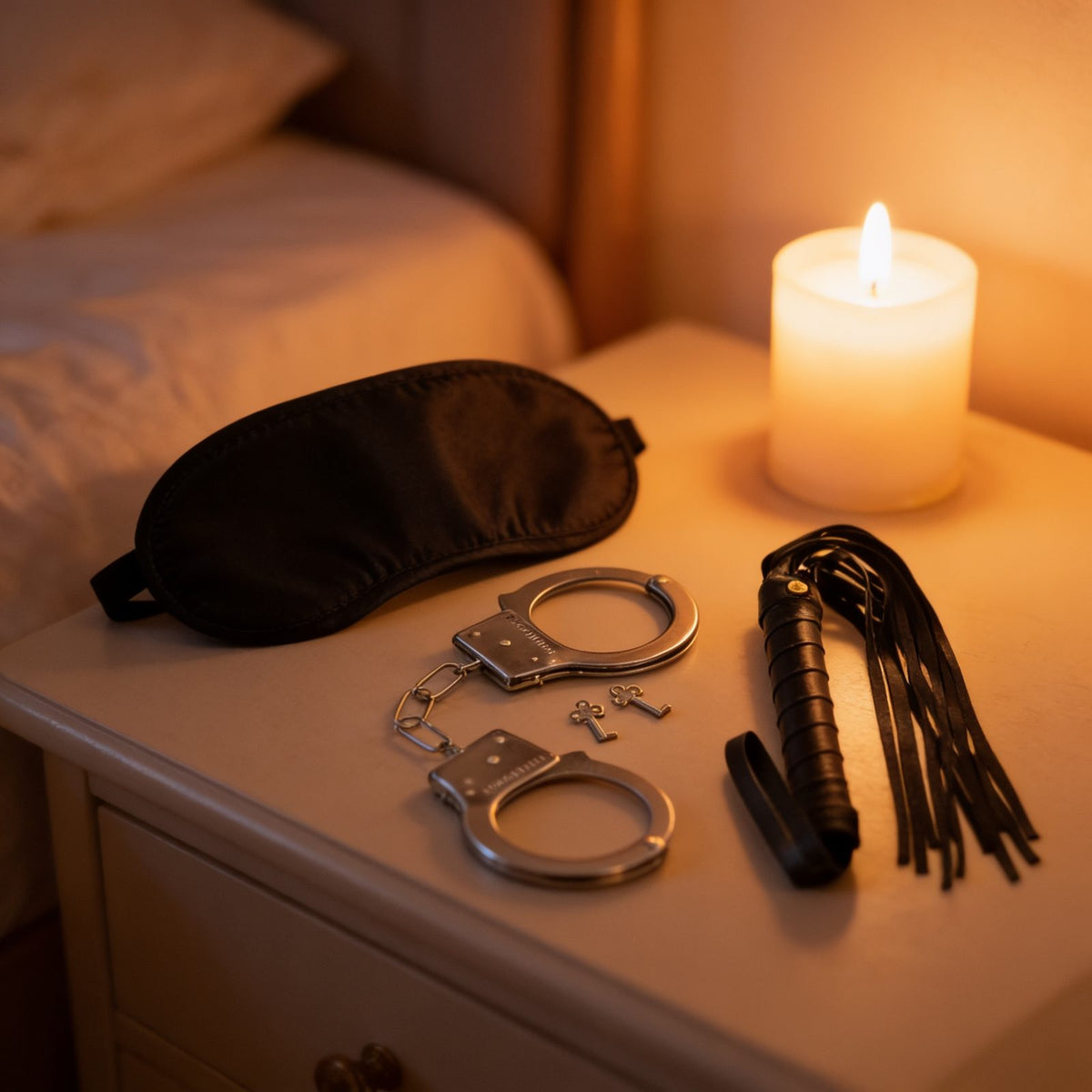 Kit 3 pièces soumission Fetish Tentation — mise en situation