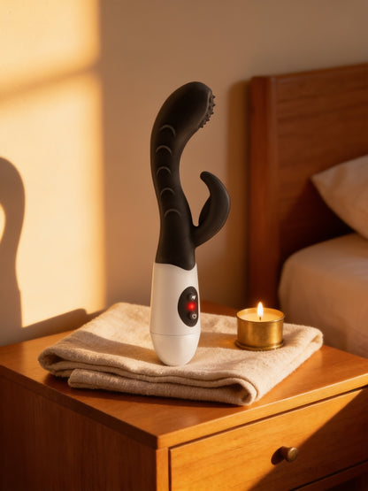 Vibromasseur Leola sur chevet, ambiance chaude