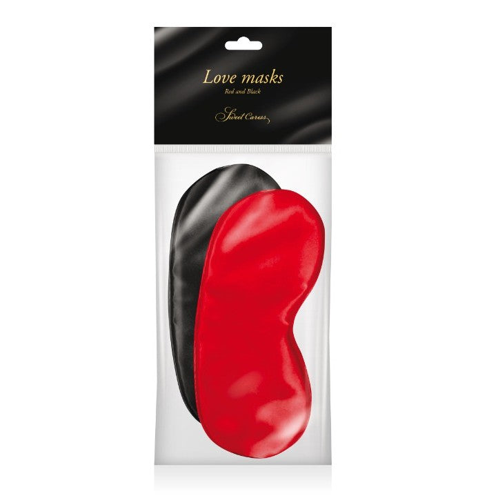 LOVE MASKS RED AND BLACK — packshot