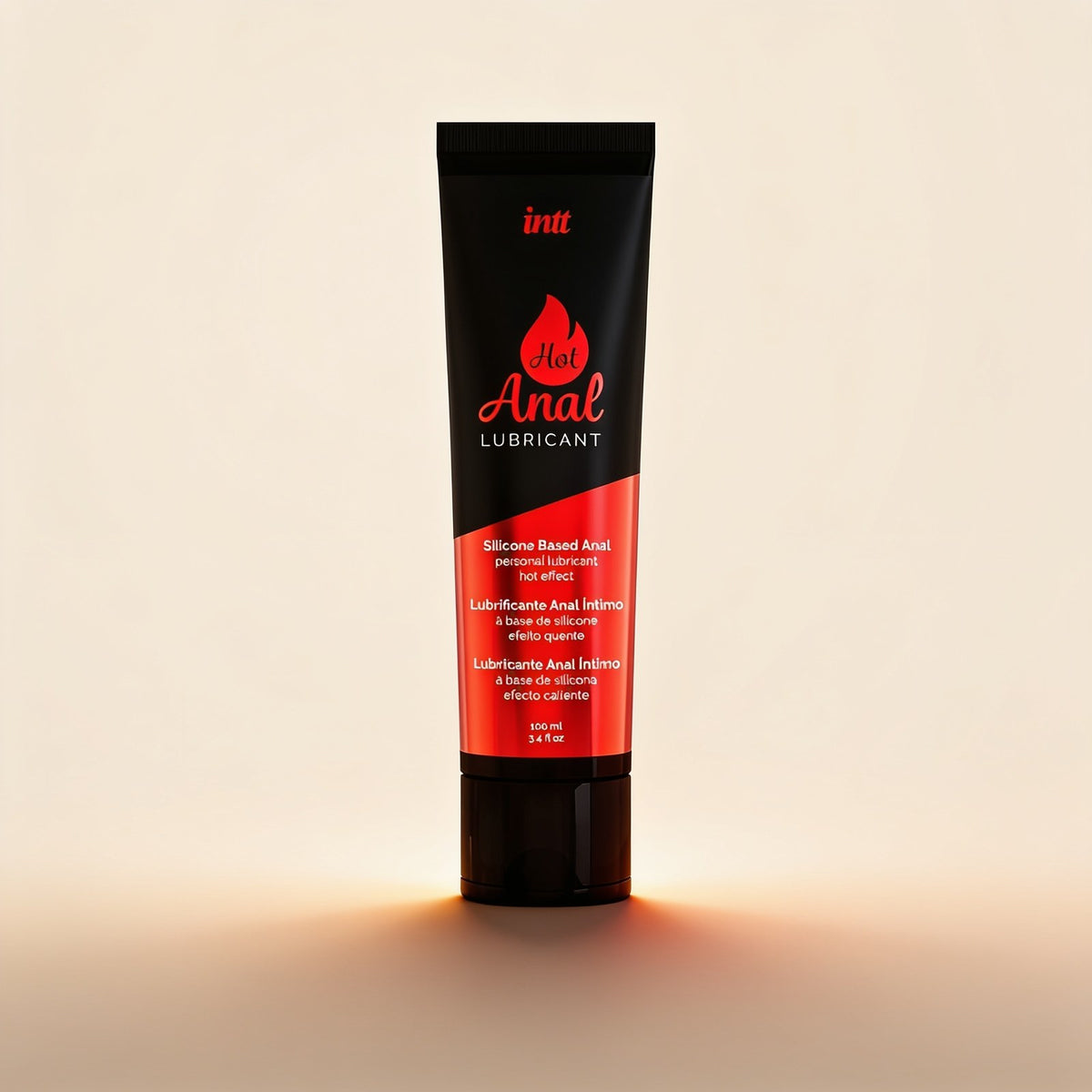 Lubrifiant anal silicone effet chauffant — mise en situation
