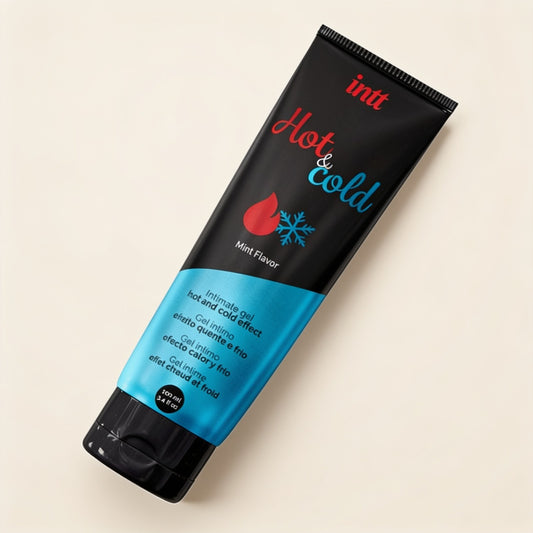 Lubrifiant base eau effet froid & chaud — photo éditoriale