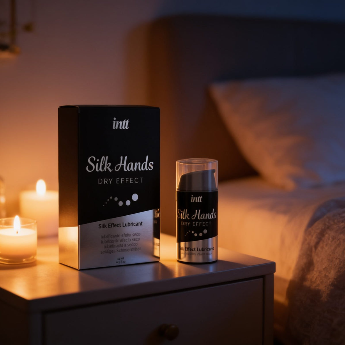 LUBRIFIANT POUR LES MAINS INTT SILK 15 ML — mise en situation