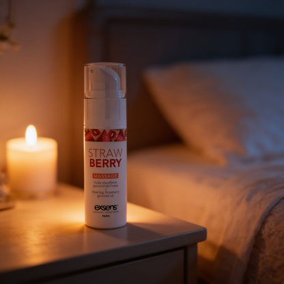 MASSAGE HOT GOURMAND STRAWB.30ML — mise en situation