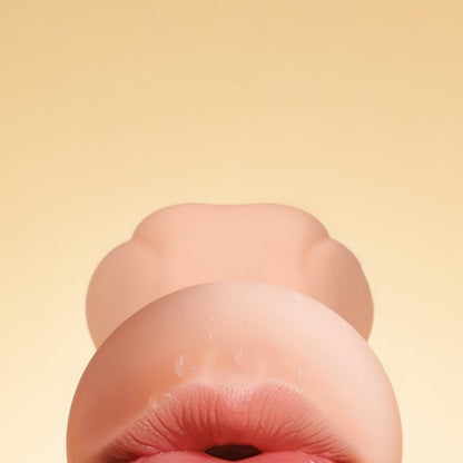 Masturbator Bouche — gros plan sur la matière et les détails