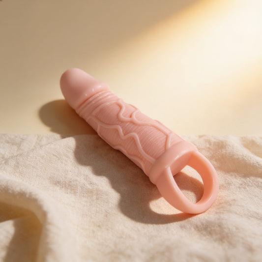 MEN EXTENSION PENIS EXTENDED FLE — photo éditoriale sur lin drapé