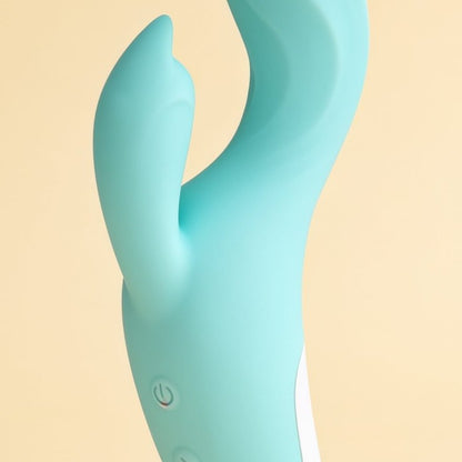 VIBRATOR BLEU TURQUOISE — gros plan