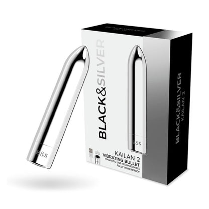 MINI BALLE MAGNÉTIQUE VIBRANTE KAILAN 2 ARGENT — packshot