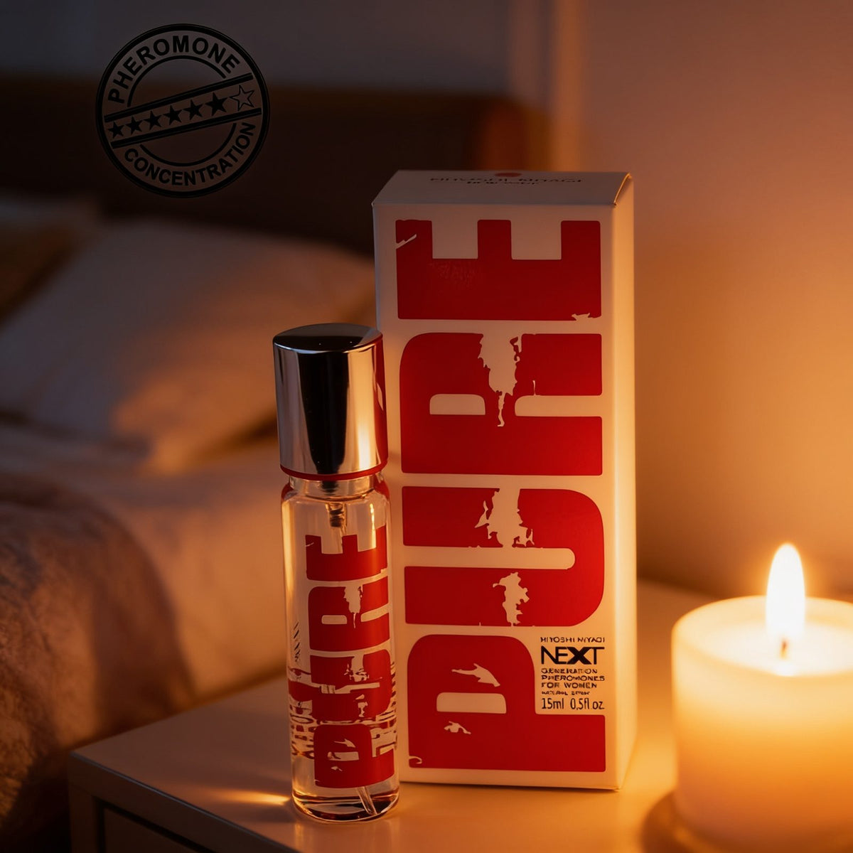 MIYOSHI MIYAGI NEW YORK PURE PHÉROMONE FEMME 15ML — mise en situation