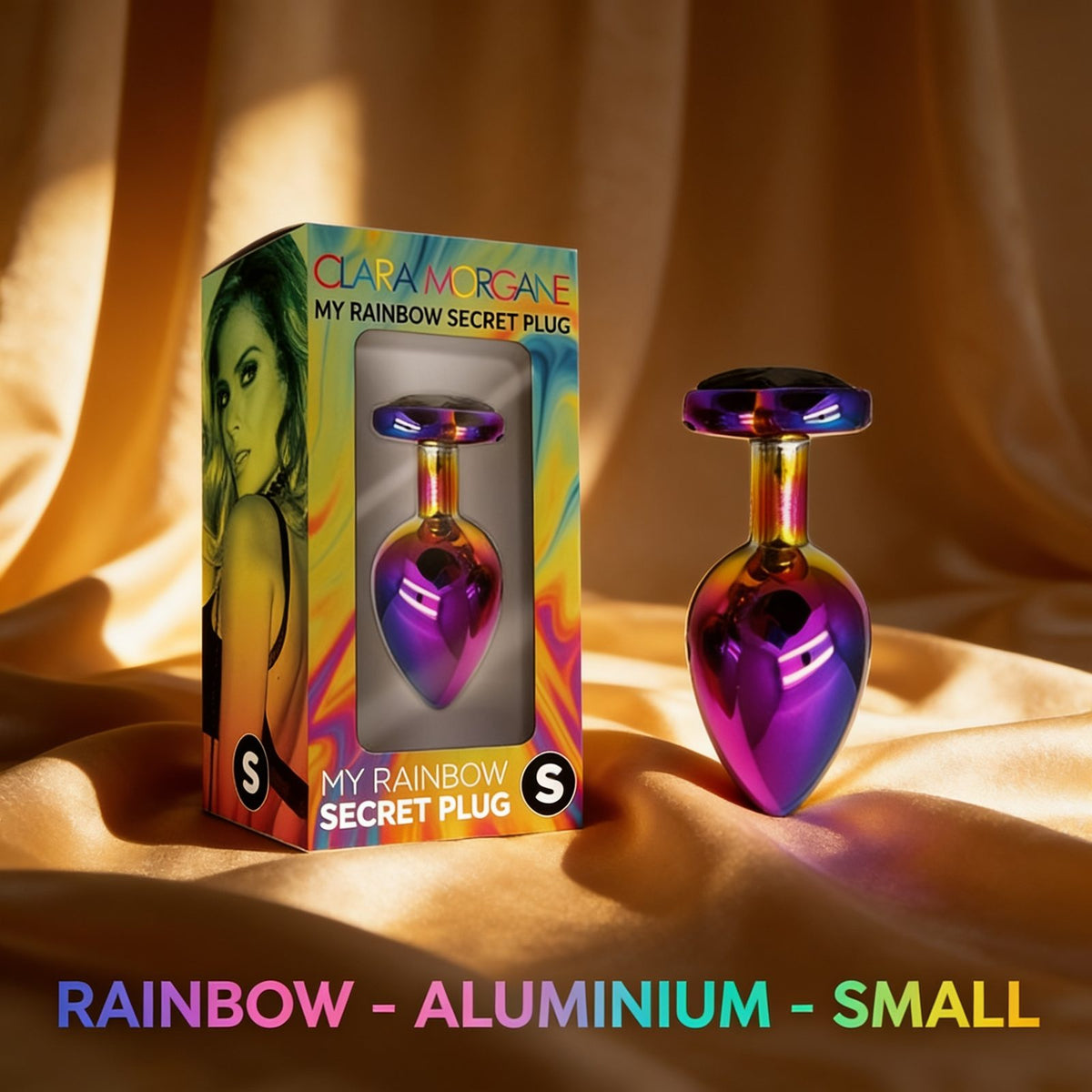 My Little RAINBOW Secret Plug SMALL — mise en situation
