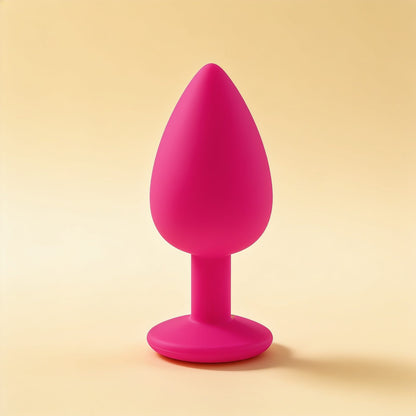 My Silicone Secret Plug Medium — packshot studio sur fond crème