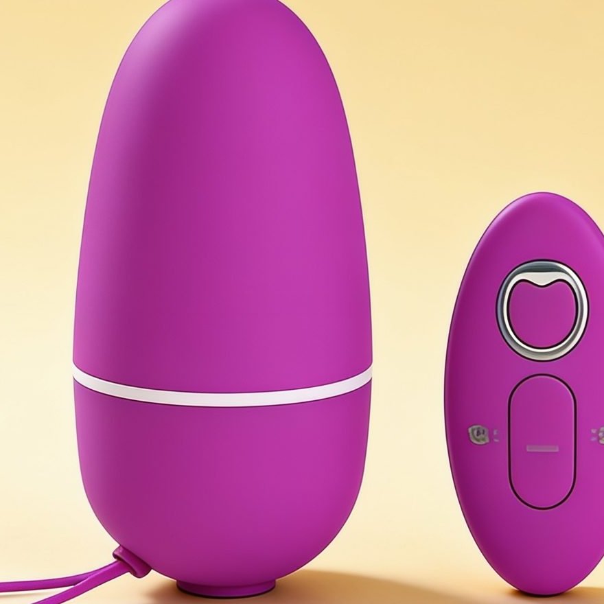 Oeuf vibrant puissant Pretty Love Bradley Fuchsia — gros plan