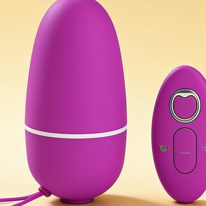 Oeuf vibrant puissant Pretty Love Bradley Fuchsia — gros plan