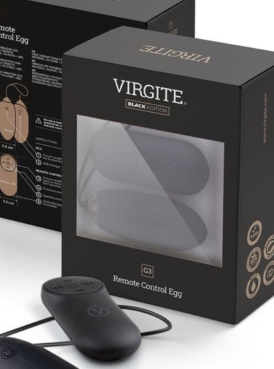 ŒUF VIBRANT RECHARGEABLE G3 BLACK EDITION — gros plan