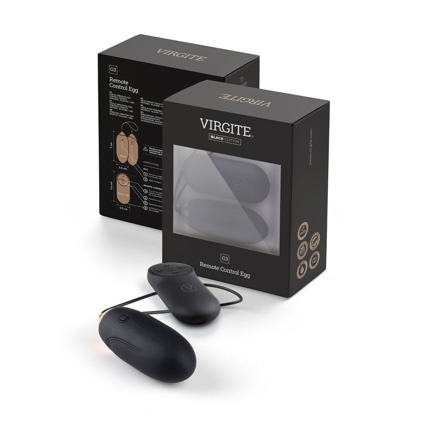 ŒUF VIBRANT RECHARGEABLE G3 BLACK EDITION — packshot