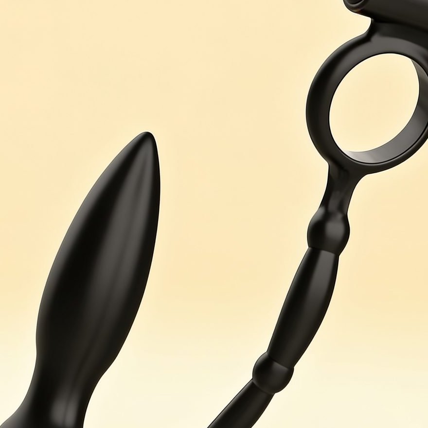 PLUG ANAL ADDICTED TOYS AVEC ANNEAU VIBRANT — gros plan