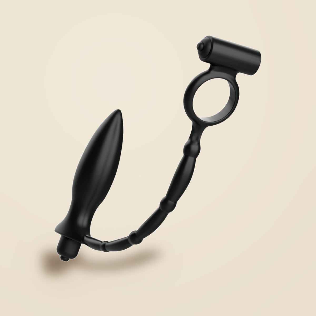 Plug anal + anneau vibrant Addicted Toys — packshot