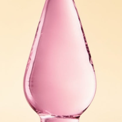 Plug anal allongé Glossy Toys 26 Pink — gros plan