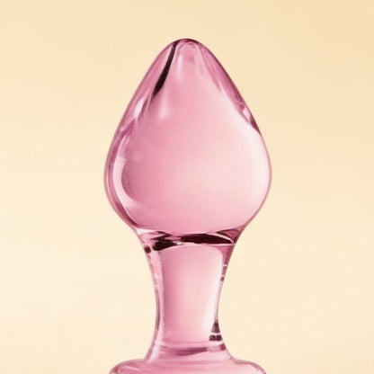 Plug anal boule pointue Glossy Toys 31 Pink — gros plan