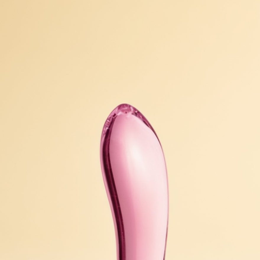 Plug anal verre Glossy Toys 20 Pink — gros plan