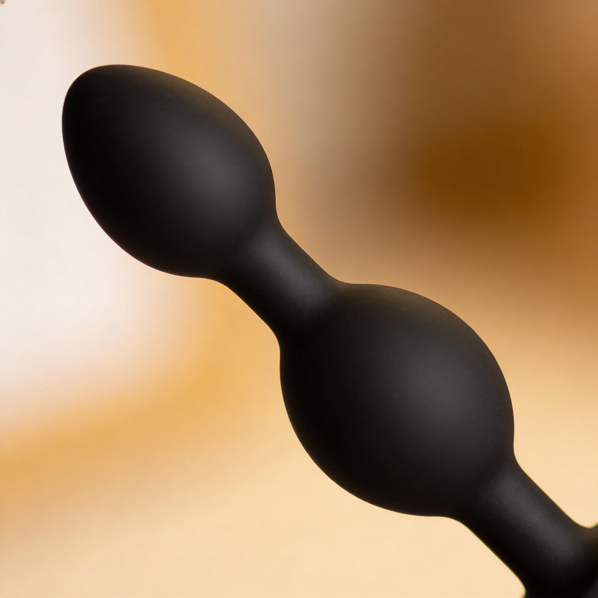Détail des billes en silicone noir
