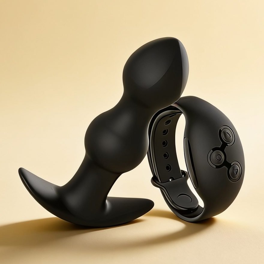 Plug vibrateur anal Tiberio — gros plan
