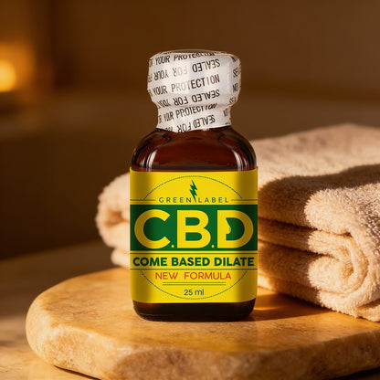Poppers CBD Green Label Yellow - YELLOW — mise en situation