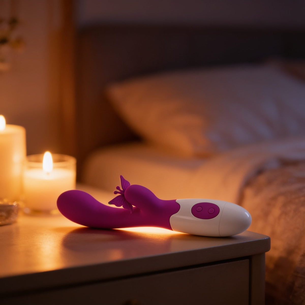 vibromasseur BUTTERFLY KISS — mise en situation
