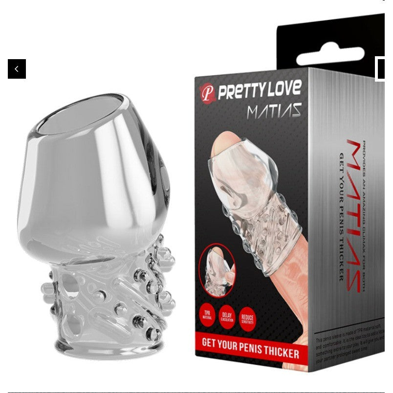 PRETTY LOVE - MATIAS PENIS PLUS EPAIS TRANSPARENT — packshot