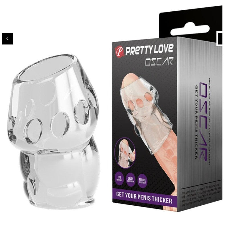 PRETTY LOVE - PÉNIS OSCAR PLUS ÉPAIS TRANSPARENT — packshot