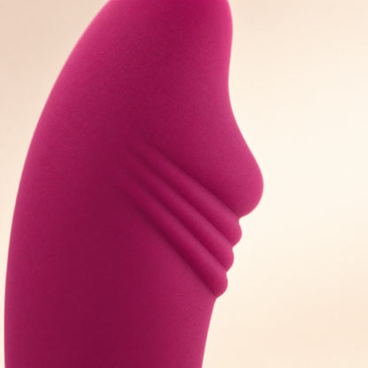 Détail de la tête galbée et du silicone doux texturé