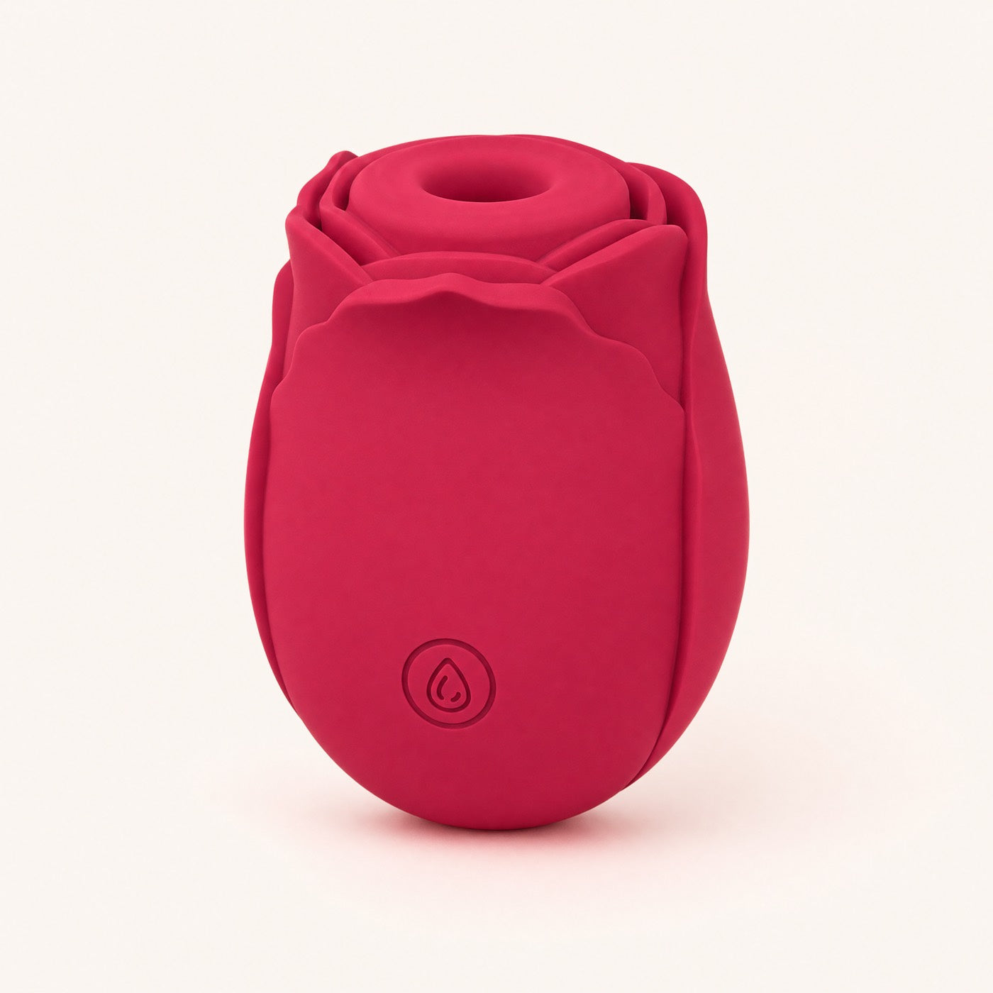 Stimulateur clitoridien Rose Air Wave, packshot studio crème